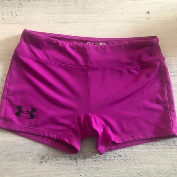 girls under armour compression shorts